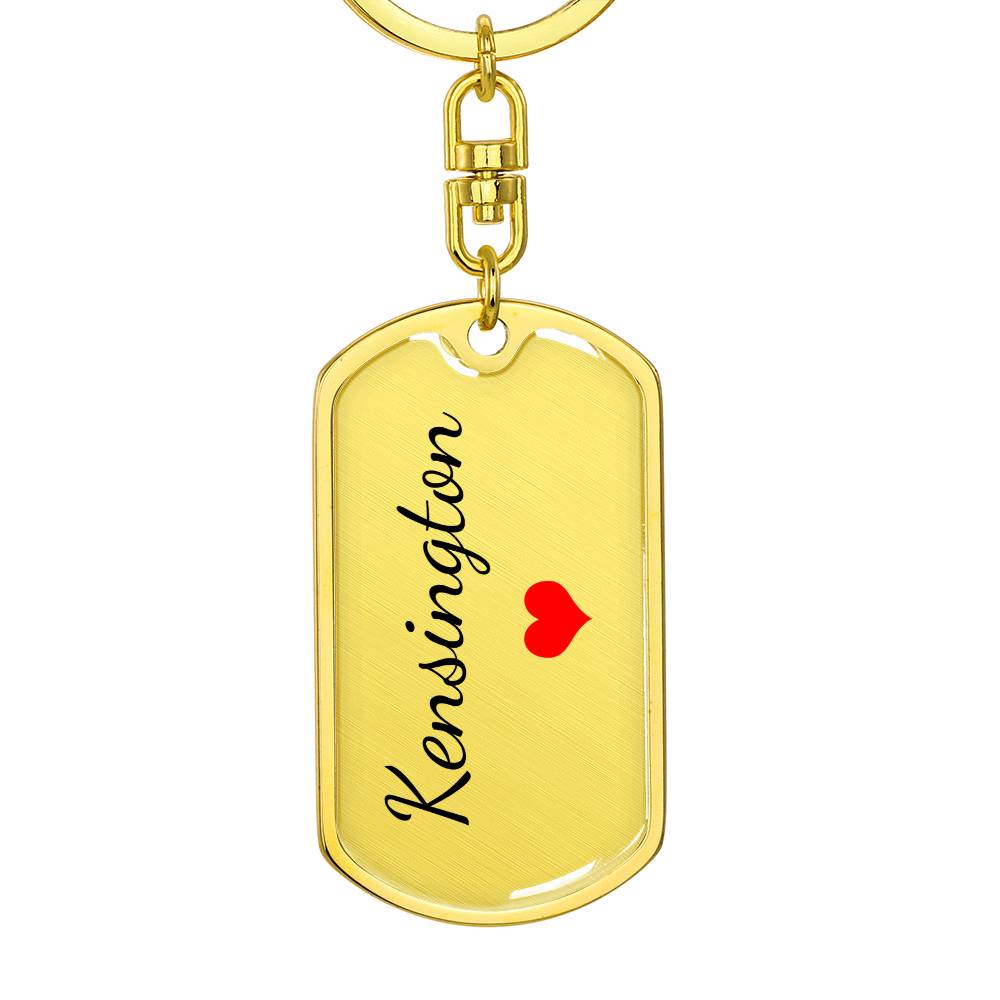 Kensington Keychain – Name Keychain Gift