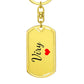 Viry Keychain – Custom Name Keychain for Women