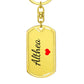 Althea Keychain – Custom Name Keychain for Women