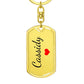 Cassidy Keychain – Name Keychain for Women