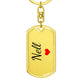 Nell Keychain – Custom Name Keychain for Women