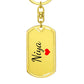 Niya Keychain – Custom Name Keychain for Women
