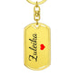 Zuleika Keychain – Name Keychain for Women