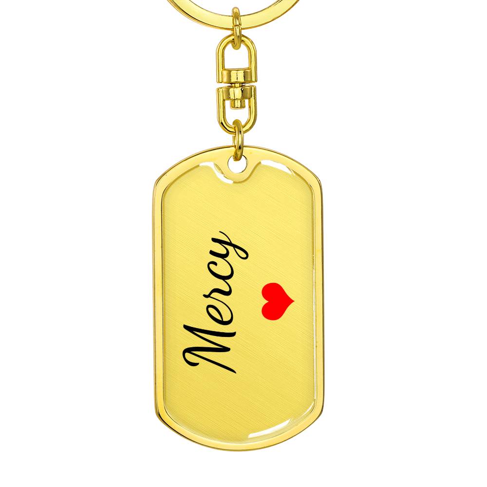 Mercy Keychain – Custom Name Keychain for Women
