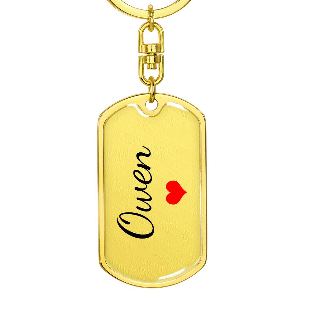 Owen Keychain – Custom Name Keychain for Women