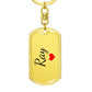 Ray Keychain – Custom Name Keychain for Women