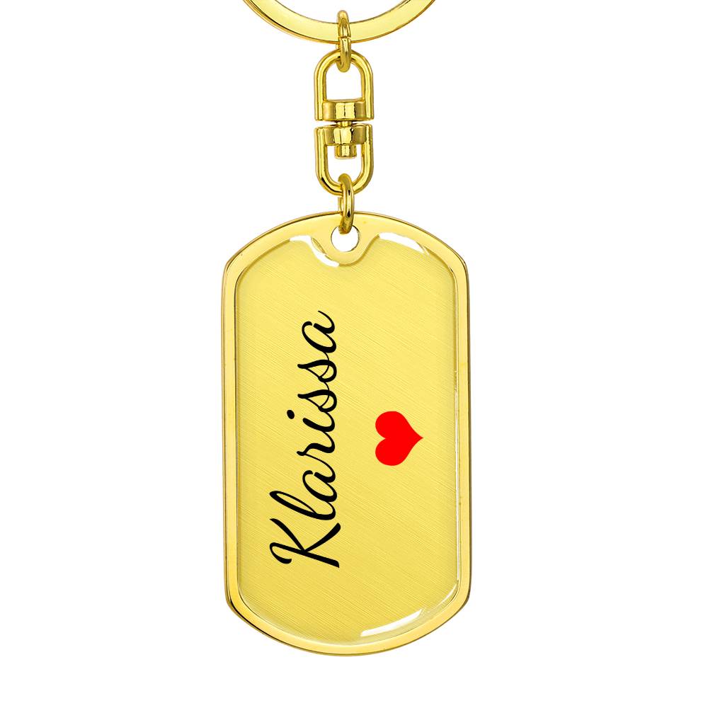 Klarissa Keychain – Name Keychain Gift