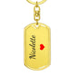 Nicolette Keychain – Name Keychain Gift