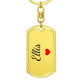 Ellis Keychain – Custom Name Keychain for Women