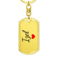 Izel Keychain – Custom Name Keychain for Women