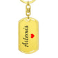 Artemis Keychain – Name Keychain for Women