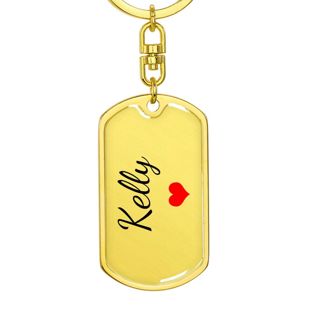 Kelly Keychain – Custom Name Keychain for Women