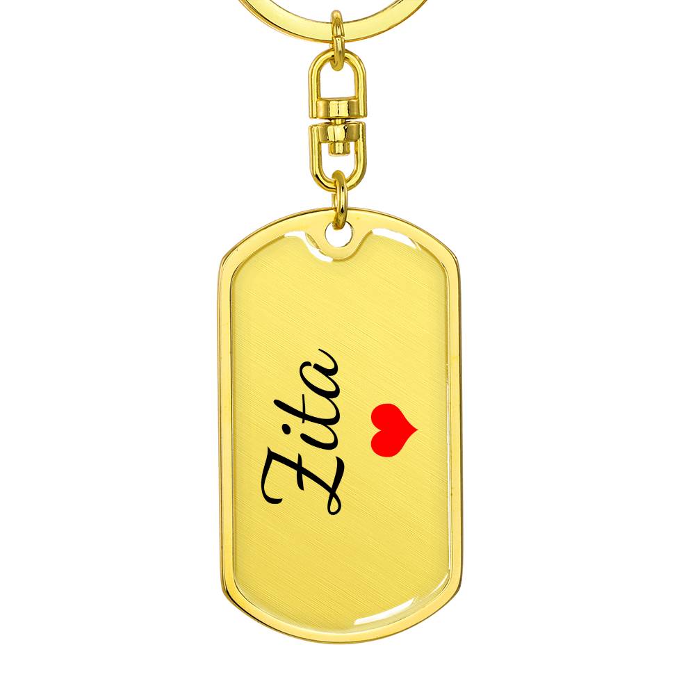 Zita Keychain – Custom Name Keychain for Women