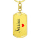 Jerrica Keychain – Name Keychain for Women