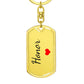 Honor Keychain – Custom Name Keychain for Women