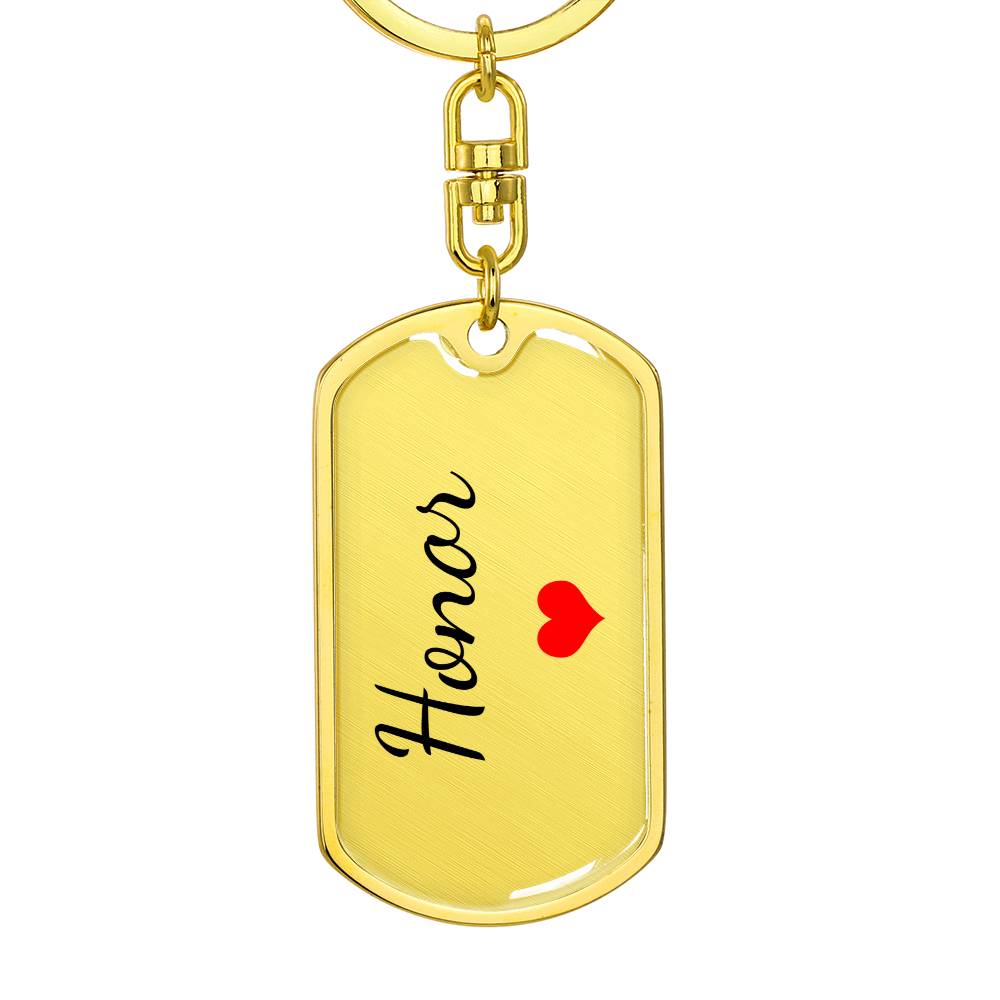 Honor Keychain – Custom Name Keychain for Women