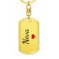 Neva Keychain – Custom Name Keychain for Women