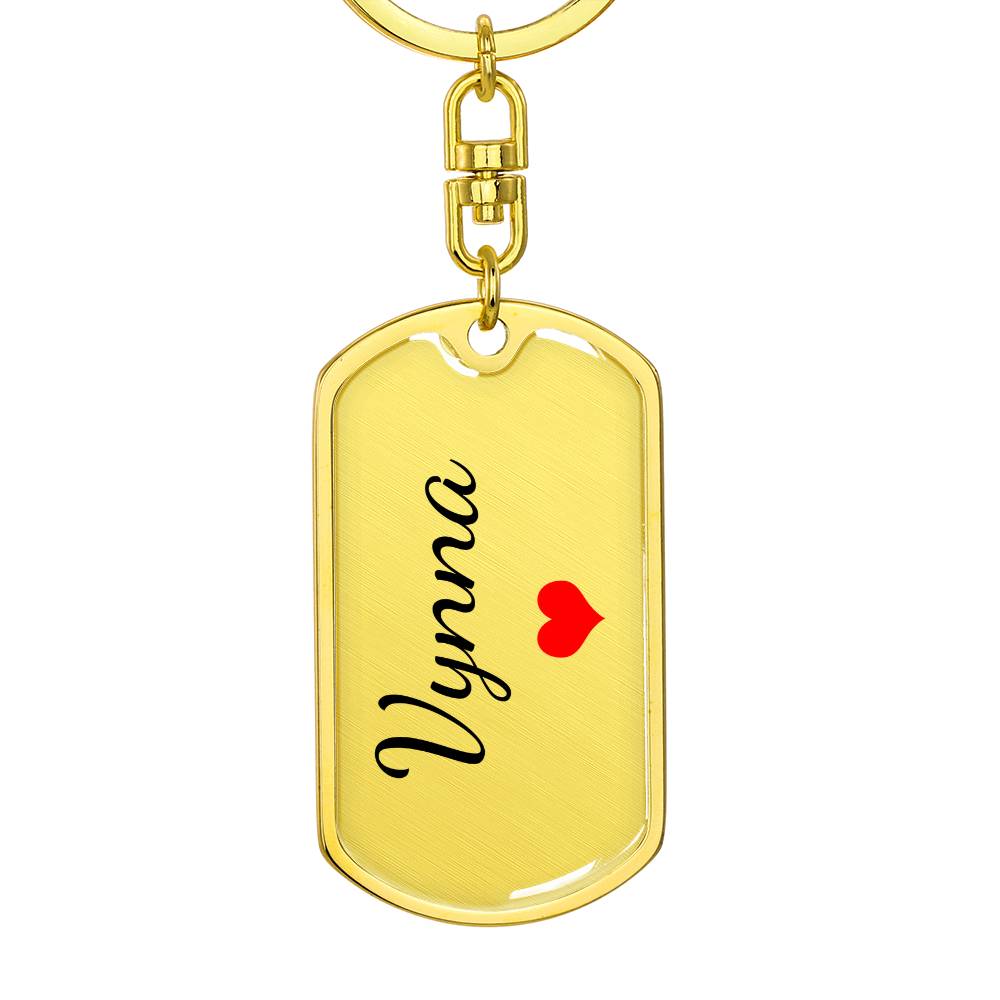 Vynna Keychain – Custom Name Keychain for Women