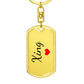 Xing Keychain – Custom Name Keychain for Women