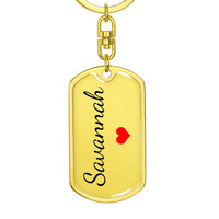 Load image into Gallery viewer, Savannah Keychain – Name Keychain Gift
