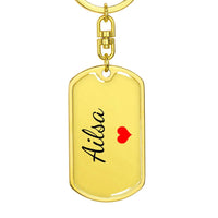 Load image into Gallery viewer, Ailsa Keychain – Custom Name Keychain for Women

