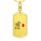 Tilly Keychain – Custom Name Keychain for Women