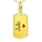 Julie Keychain – Custom Name Keychain for Women