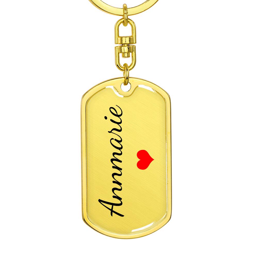 Annmarie Keychain – Name Keychain Gift