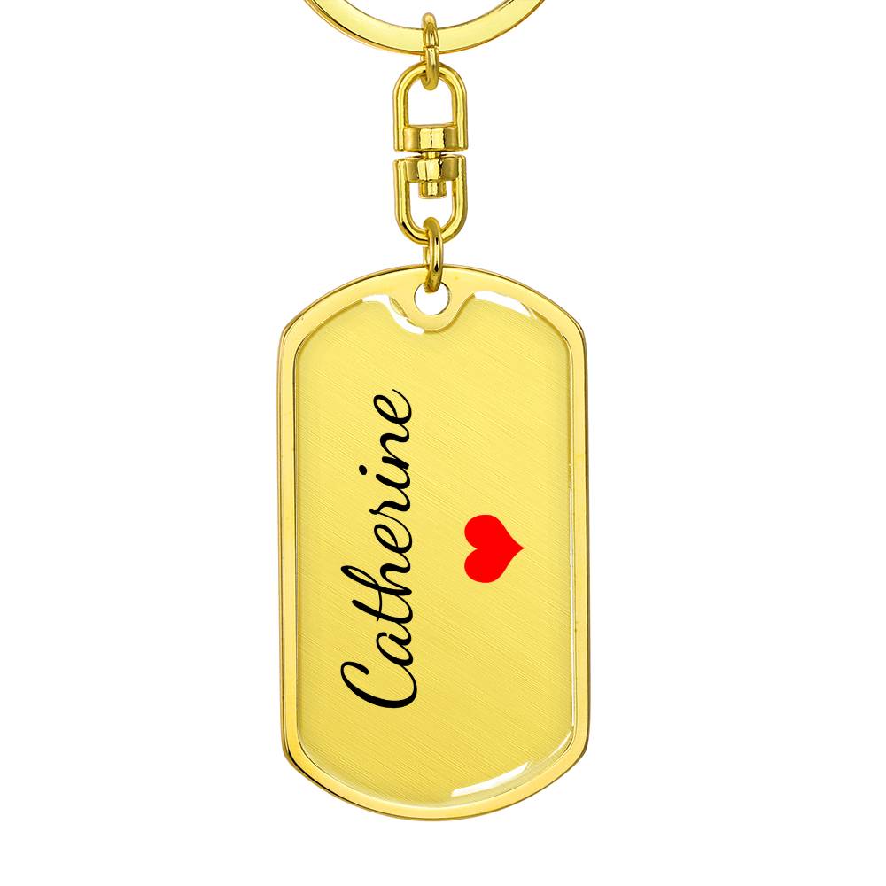 Catherine Keychain – Name Keychain Gift