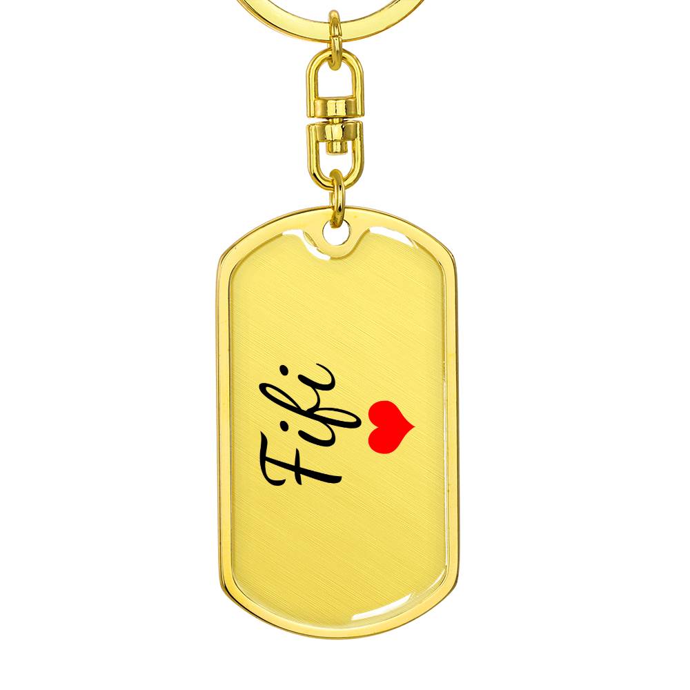 Fifi Keychain – Custom Name Keychain for Women