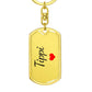 Tippi Keychain – Custom Name Keychain for Women