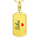 Sika Keychain – Custom Name Keychain for Women