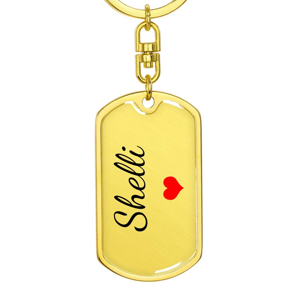 Shelli Keychain – Custom Name Keychain for Women