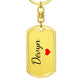 Devyn Keychain – Custom Name Keychain for Women