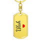 Ulah Keychain – Custom Name Keychain for Women