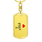 Jas Keychain – Custom Name Keychain for Women