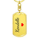 Kendelle Keychain – Name Keychain Gift