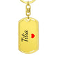 Tilia Keychain – Custom Name Keychain for Women