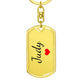 Judy Keychain – Custom Name Keychain for Women