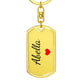 Abella Keychain – Custom Name Keychain for Women