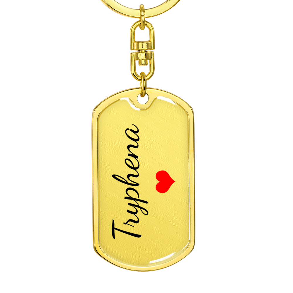 Tryphena Keychain – Name Keychain Gift