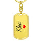 Klea Keychain – Custom Name Keychain for Women
