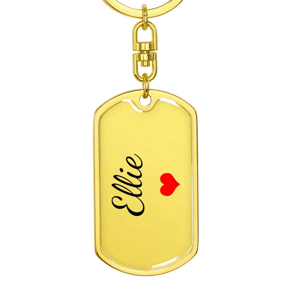 Ellie Keychain – Custom Name Keychain for Women