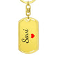 Savi Keychain – Custom Name Keychain for Women