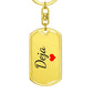 Deja Keychain – Custom Name Keychain for Women