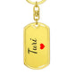 Turi Keychain – Custom Name Keychain for Women
