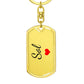 Sol Keychain – Custom Name Keychain for Women