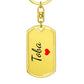 Toba Keychain – Custom Name Keychain for Women