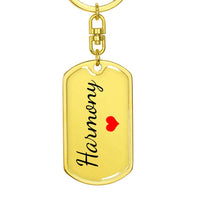 Load image into Gallery viewer, Harmony Keychain – Name Keychain for Women
