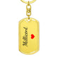 Millicent Keychain – Name Keychain Gift